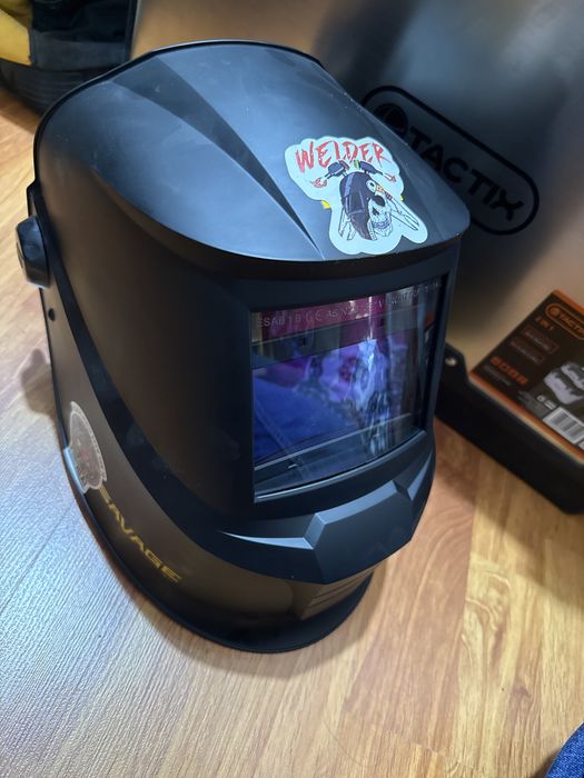 ESAB Маска сварщика SAVAGE A40 9-13 черная, сменные бата реи,