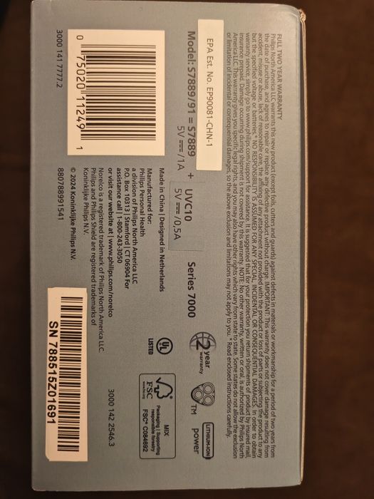 Philips Shaver Seria 7000, model 7900