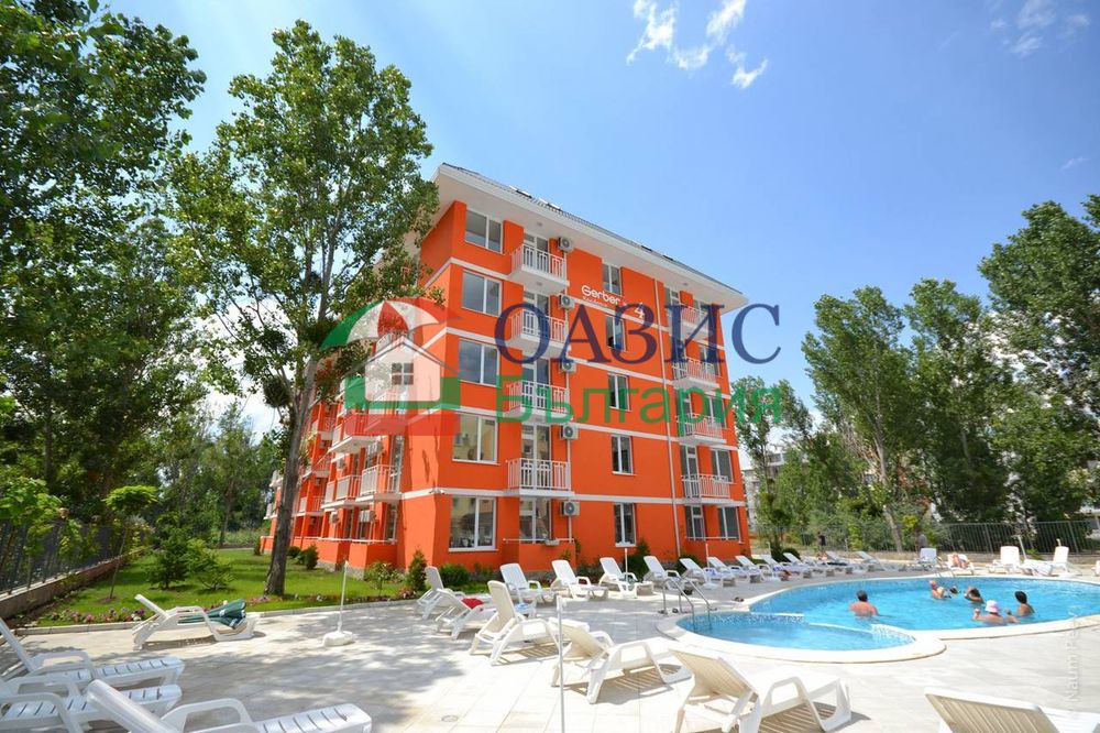 Обзаведено студио в Слънчев Бряг, комплекс Гербер 4, България, 30 кв., цена 56 900 евро