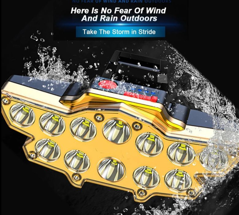 Фонарик налобный с 2 Акум.18650.