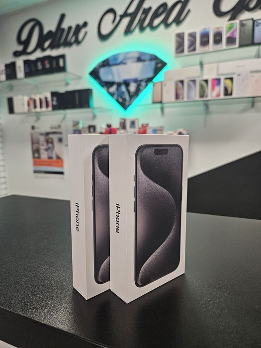 Iphone 15 Pro / Black Titanium / sigilat / 128GB / DeluxGSM
