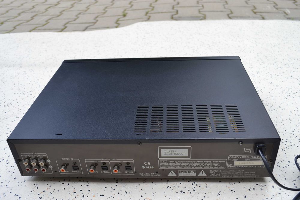 Cd Recorder Denon CDR W 1500