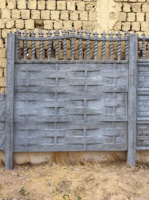 Бетонный еврозабор