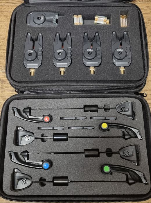 SET 4 Avertizori cu Statie FL JY-80 + SET 4 Swingeri MKM3 FULL Black