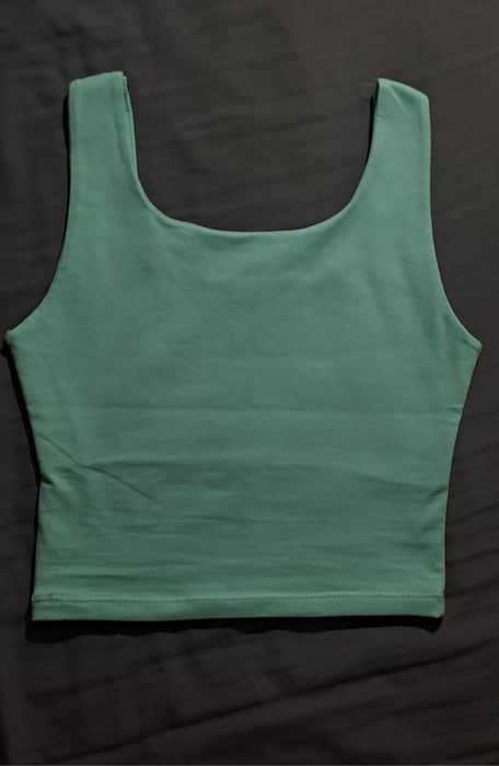 Памучен кроп топ/ ЧИСТО НОВ