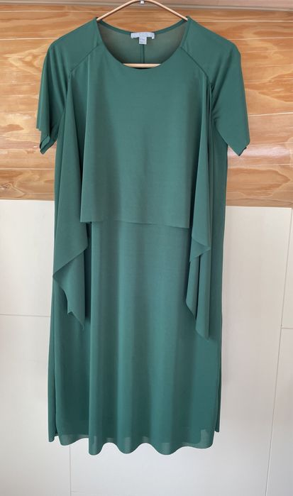 Rochie COS, mărime XS, merge și S, culoare verde smarald,