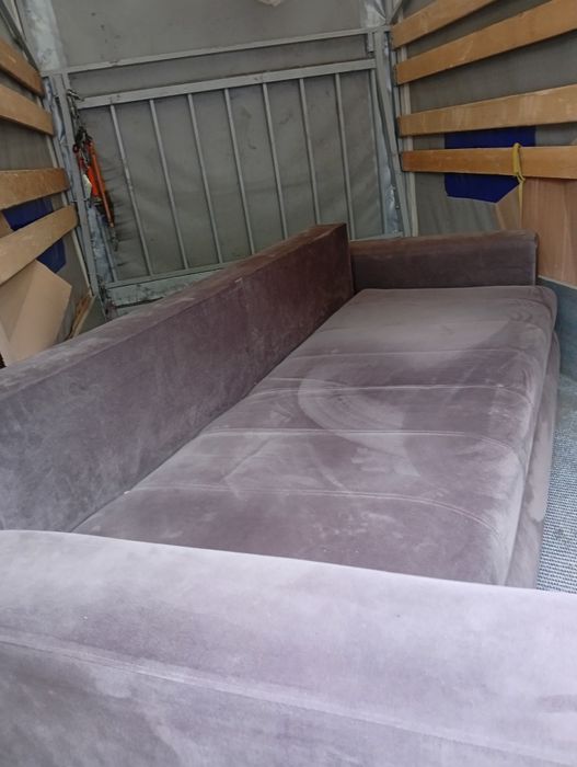 Canapea extensibila material textil ieftina București.