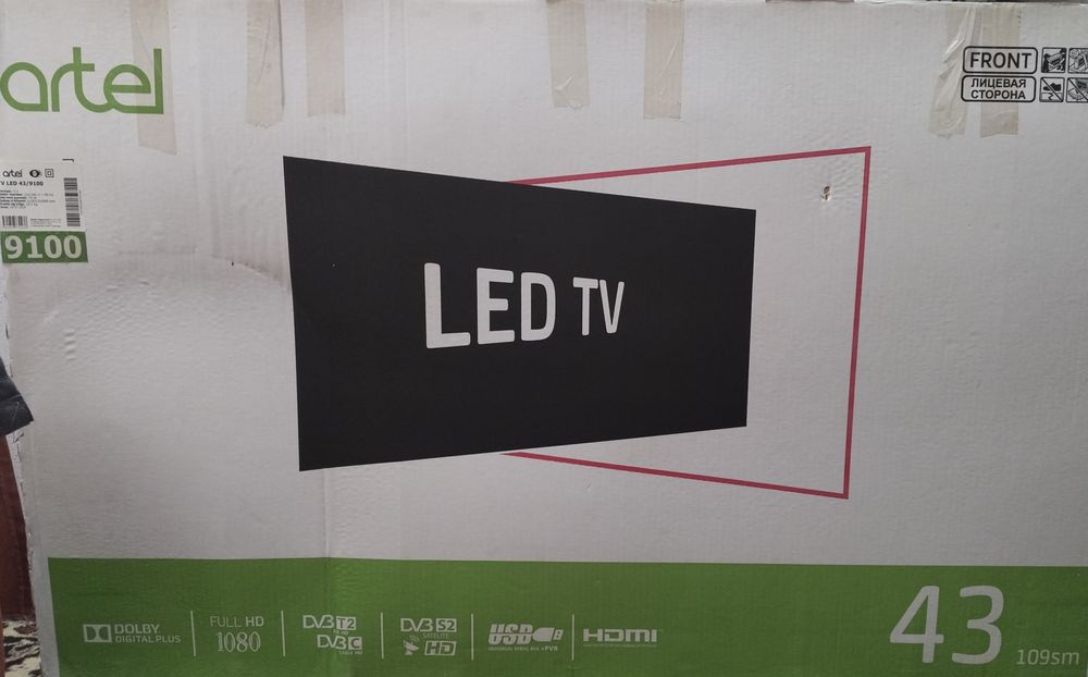 LED телевизор 43 artel
