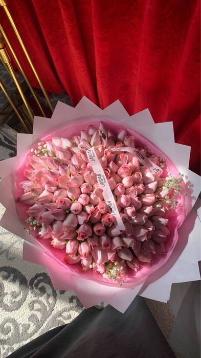 гул цветы 101 роза