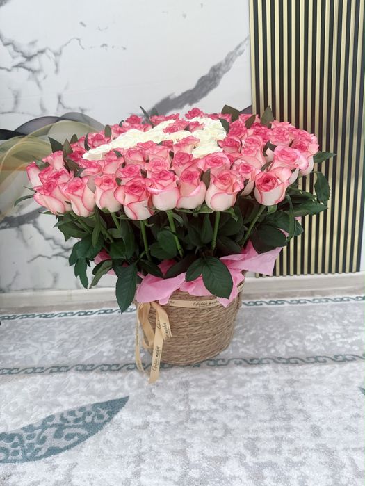 101 роза сатылады. 15к. свежий.…………………………………... ……………………………………………………..