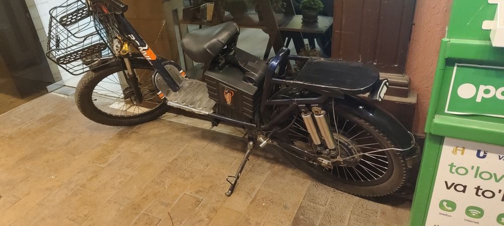 Продам свой электро велик в рабочем состоянии.