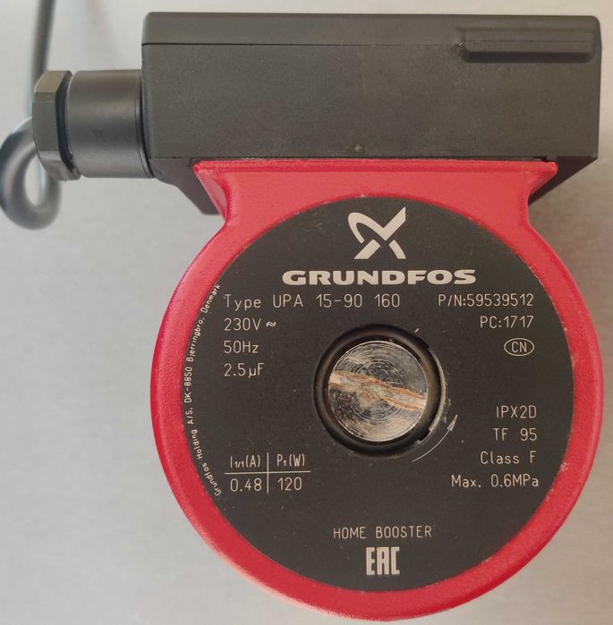 Насос для повышения давления GRUNDFOS UPA 15-90