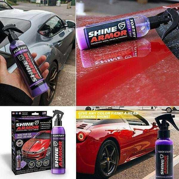 Керамичнo покритие за кола с восък, Защитен спрей - вакса Shine armor