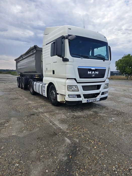 Man TGX 18.440 si semiremorca MEILLER  28M³