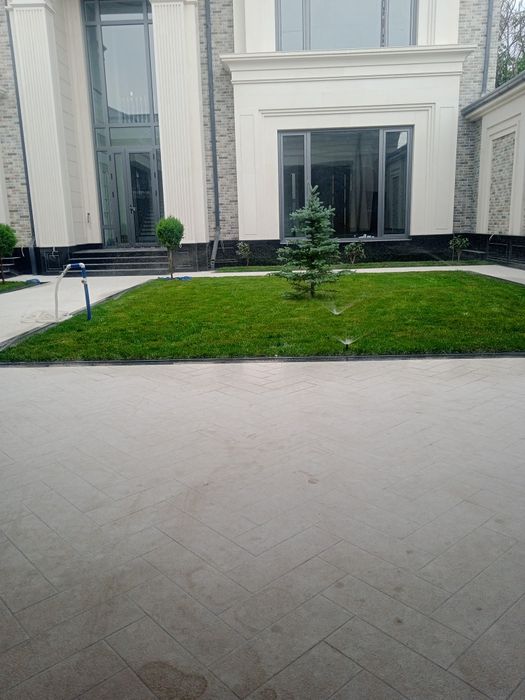 Ландшафт дизайн газон хизмати