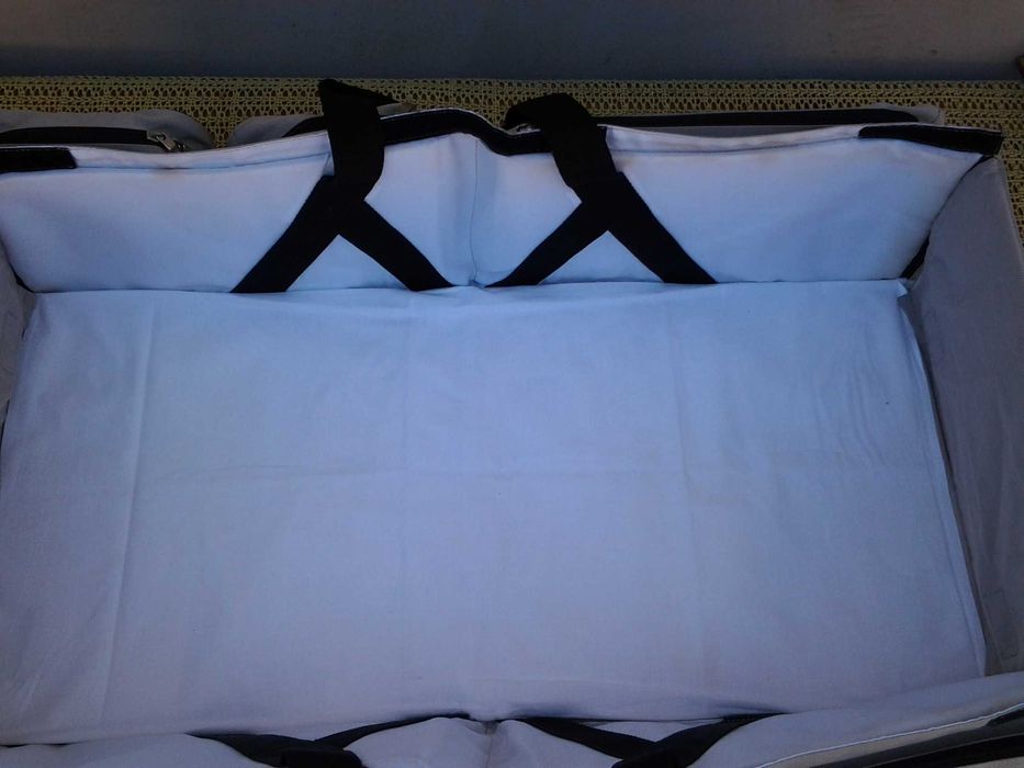 **Landou, 27*20*36 cm, Geanta multifunctionala cu patut pliabil bebe