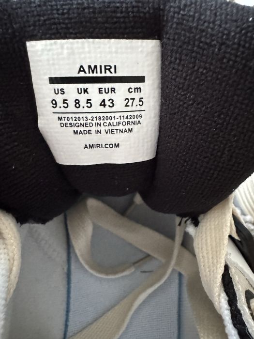 amiri ma-1 marime 43 white black