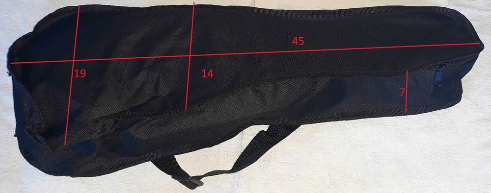 Калъф зa укулеле/цигулка. 45x[14x19]x7 см