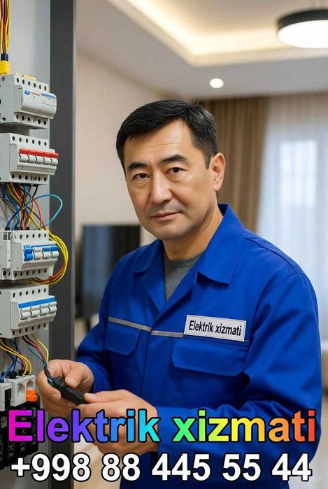 Elektrik Xizmati  | Toshkent bo‘ylab 30 daqiqa | 24/7
