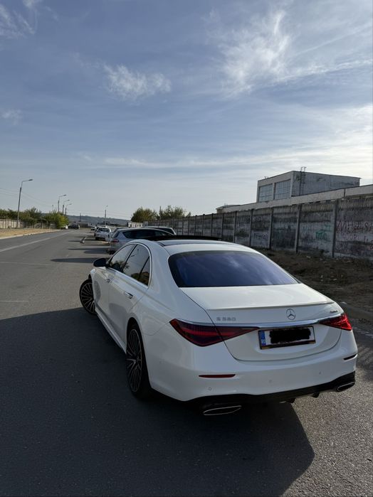 Mercedes-Benz S580 LONG 4MATIC V8 503CP  | 60.000Km | Masaj | Ventilație | Burmester 3D | E-Active Body | Nappa Exclusive | Distronic | 360°