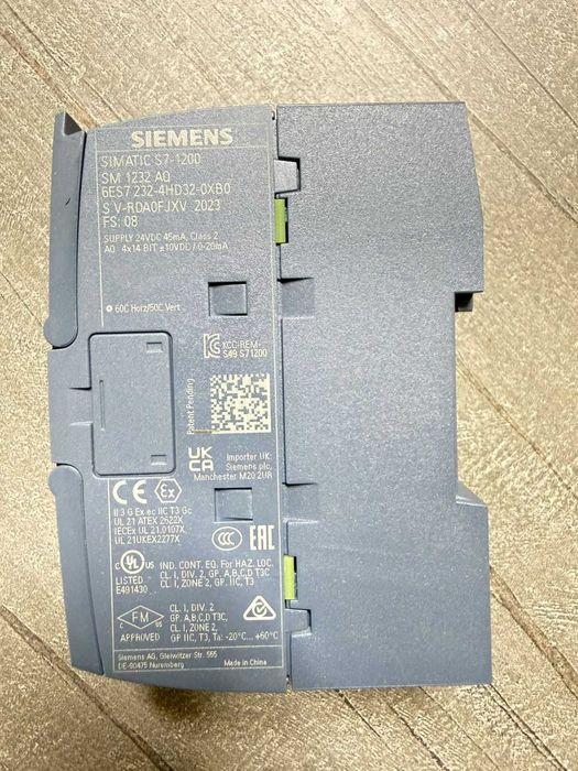 Siemens SM 1232 AO (6ES7 232-4HD32-0XB0) — НОВЫЙ, 2023 г., S7-1200