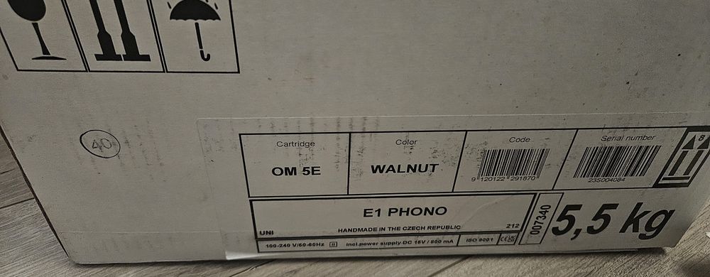 Pro-Ject E1 Phono — абсолютно новый виниловый проигрыватель