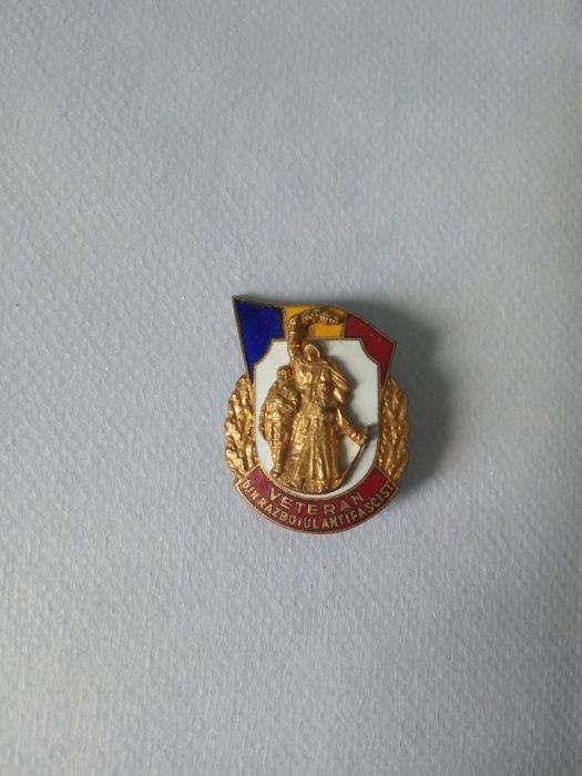 Insignă Veteran din Războiul Antifascist