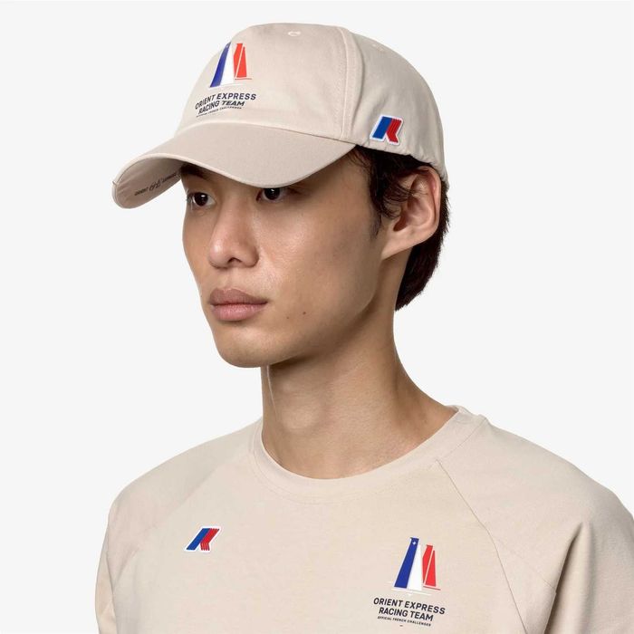 Șapcă K-Way Roberty Orient Express Team AC originală unisex BEJ nouă cu etichetă, regatta yachting sailing cap America’s Cup, ajustabilă, poze reale