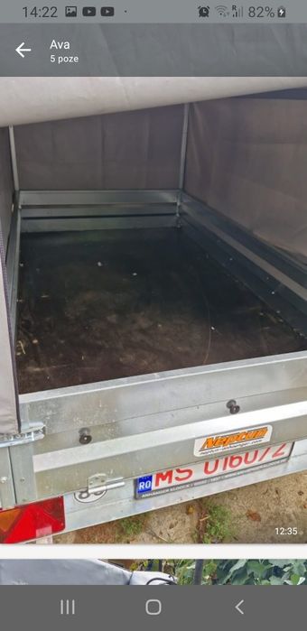 Vînd remorca auto