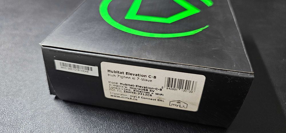 Hub Smart Home, Hubitat, Elevation C-7, Zigbee Z-Wave