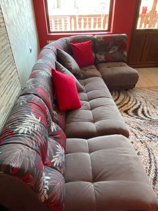 Ъглов диван от две части