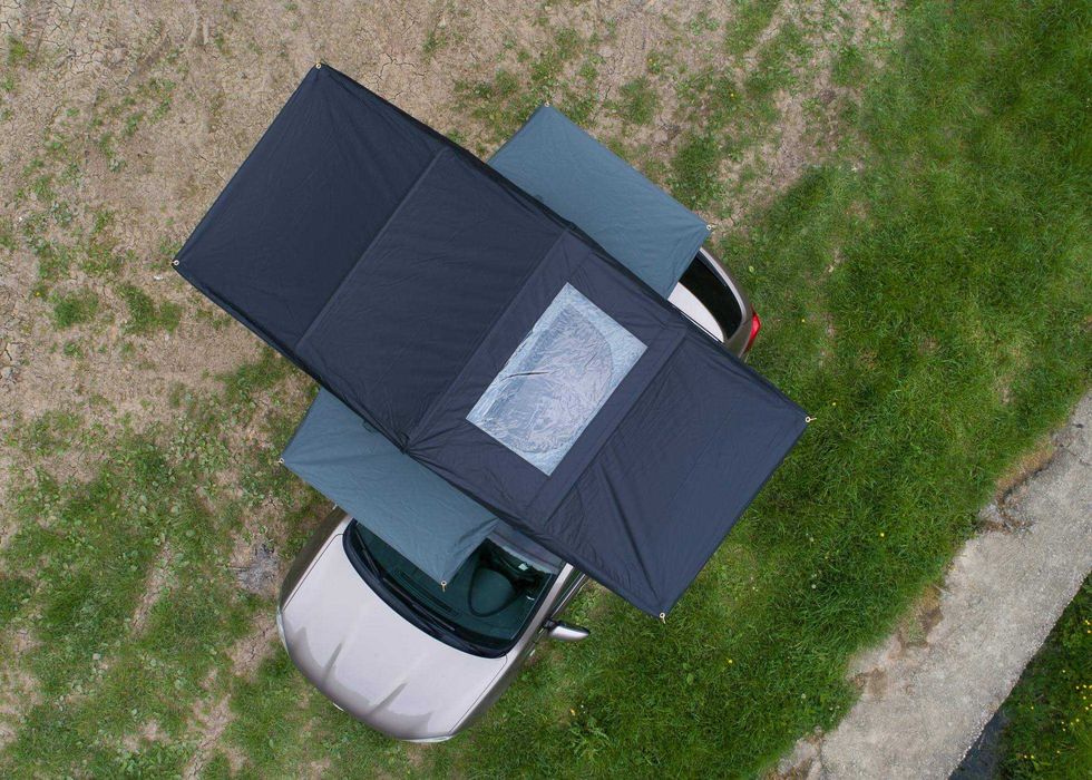 Cort plafon auto Overlander Adventure 2.0, 160 cm, cu sky roof