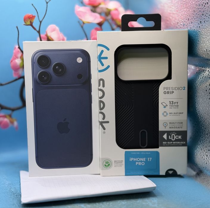 НОВ!!! Apple iPhone 17 Pro, 256GB, 5G, Deep Blue + ПОДАРЪК ОРИГИНАЛНО APPLE ГРЪБЧЕ