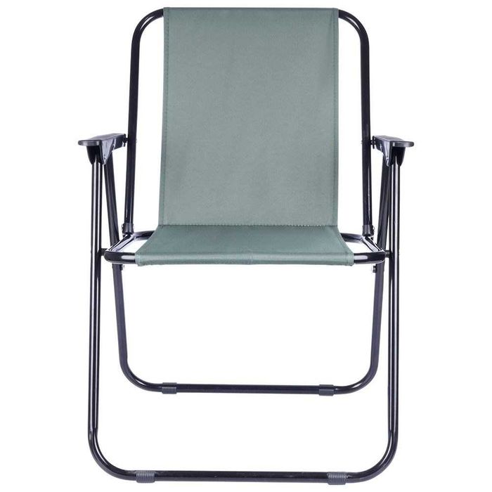 Сгъваем стол за къмпинг, градина , плаж и други, сив, 54 x44,5 x72,5cm