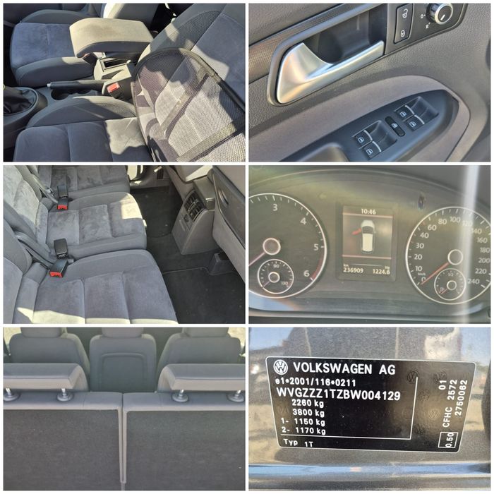 VW Touran Mk2 - An 2010 - 2.0 TDI 140Cp Euro 5 - 7 Locuri