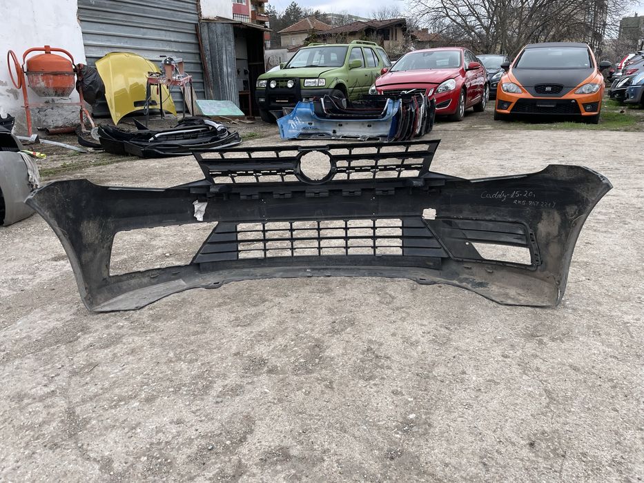 Предна броня за VW Caddy Фолксваген Кади 2015-2020г 2бр