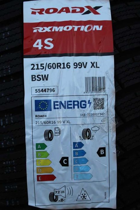 Anvelope noi 215/60R16 99V, XL, RoadX, All Season, DOT 2025