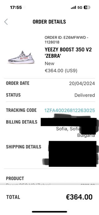 Adidas Yeezy Boost 350 “Zebra”