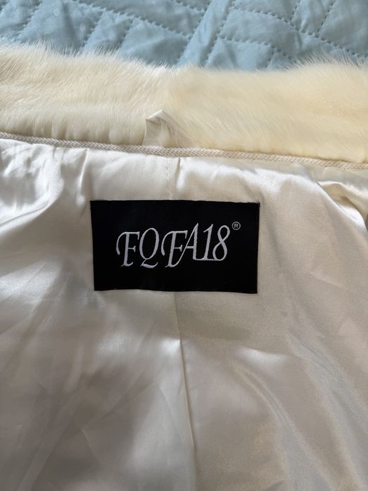 Шуба автоледи белая