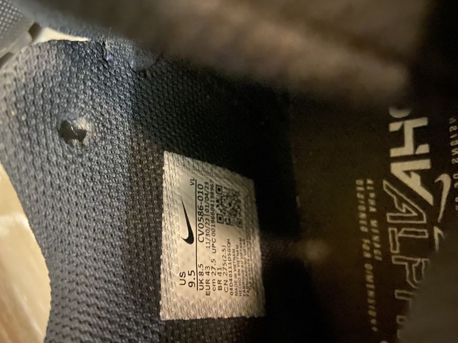 Ghete fotbal Nike, cu crampoane, negri, 43