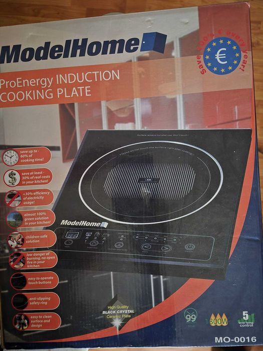 Plită cu inducție portabilă (ModelHome, ~1800W)
