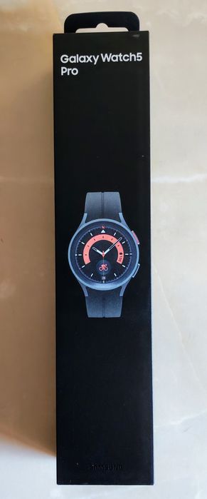 SAMSUNG Galaxy Watch 5 Pro 45mm Black Titanium ca nou, fullbox !