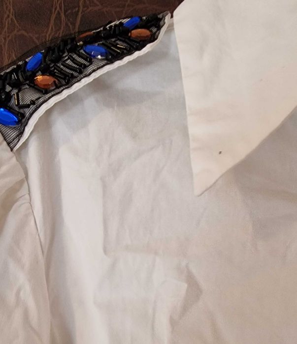 Дамски, бели памучни ризи