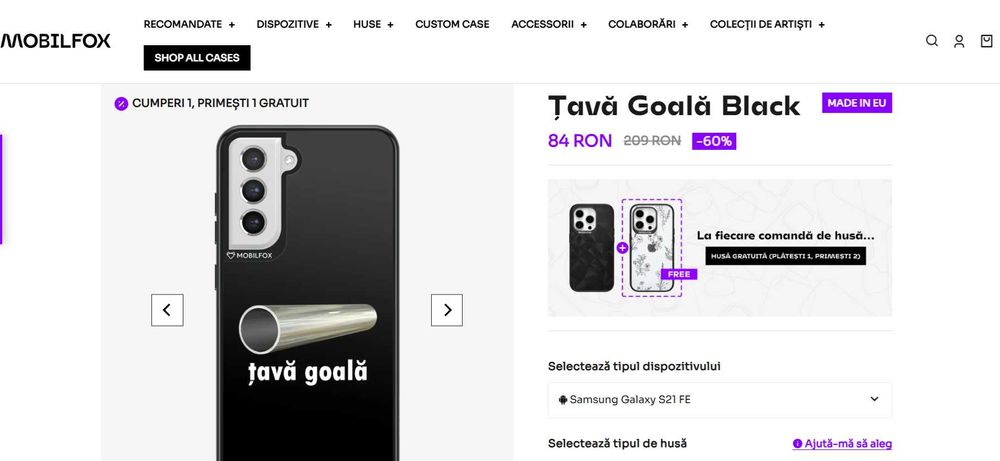 Husa Mobilfox pt Samsung S21