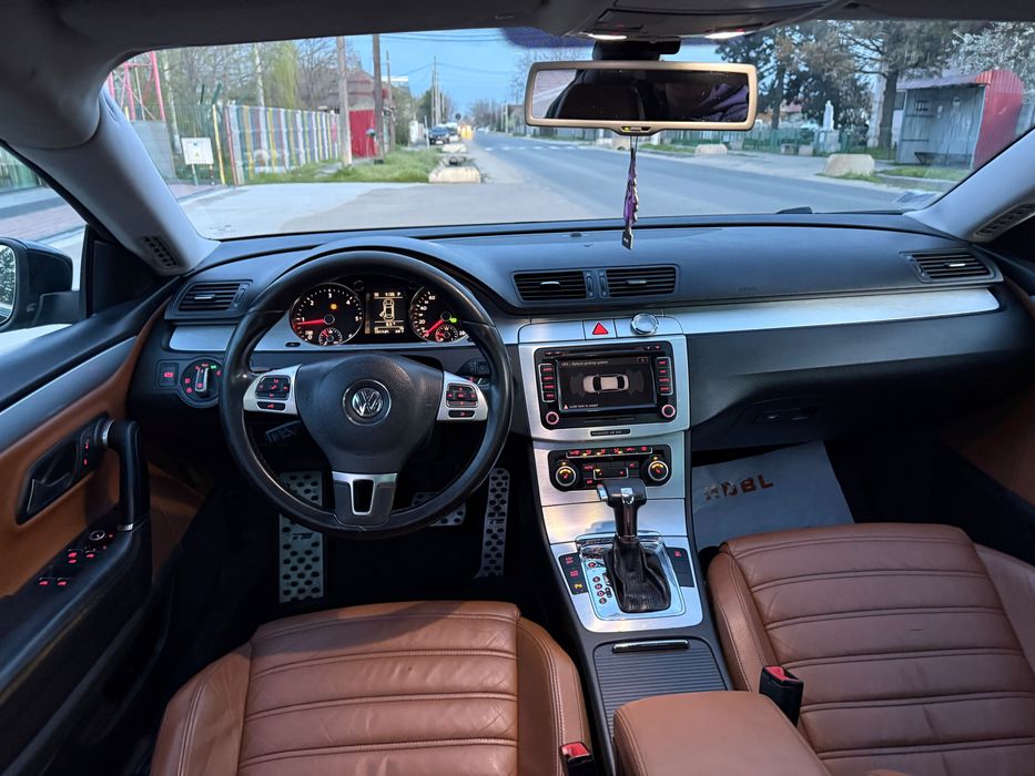 Vw Passat Cc 2.0tdi 140cp Automat Piele coniac full electric/Navi/Padele/Senzori -Import recent