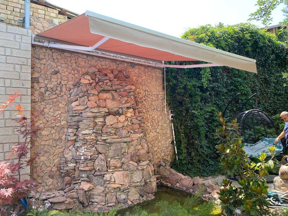 Klassik Markiza. Tent. Soyabonlar / Тент. Складной навес для террас.