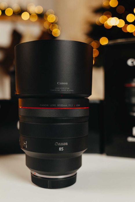 Obiectiv Canon RF 85 mm f/1.2.