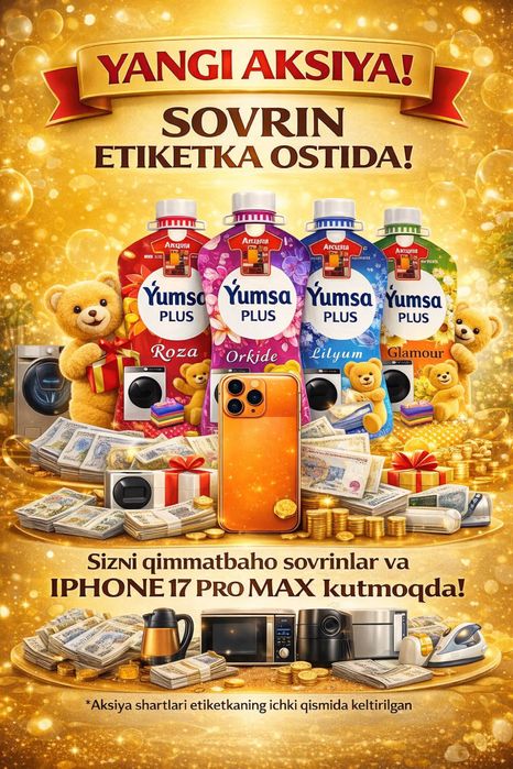 Yumsa Plus Turkmaniston maxsuloti