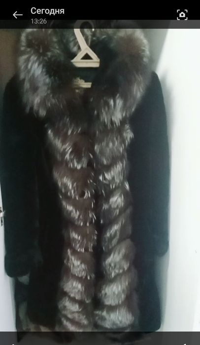 Шуба очень тёплая и красивая