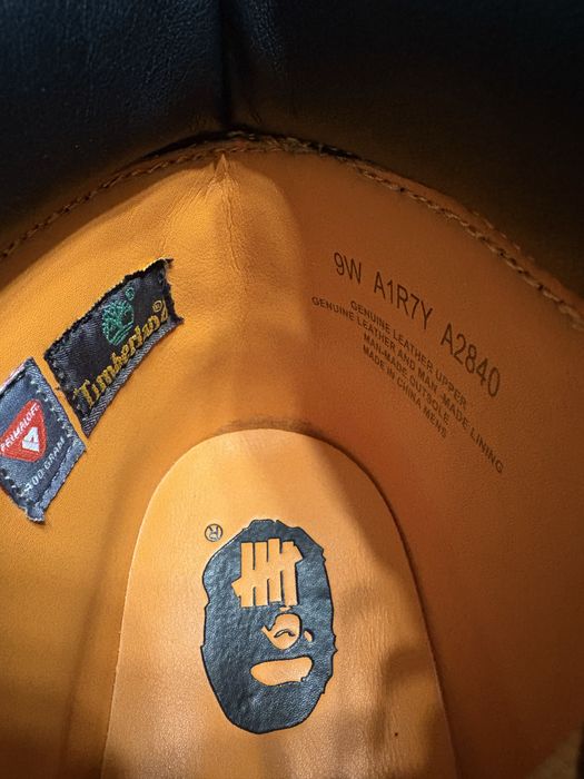 Timberland x Bape, purtati o singura data